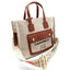 Bolso Textil Trico Tac Nelsy 24x10x18 cm Caramelo