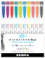 Rotulador Zebra Mildliner Doble Punta Pincel Friendly 10 | Zebra Pen | Pack 1 Unidades