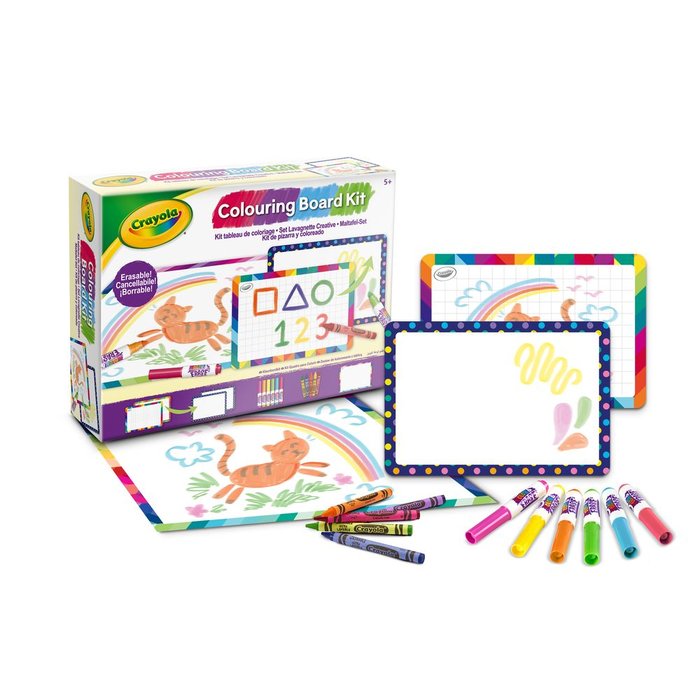 JUEGO MIS PRIMERAS CREACIONES SET PIZARRAS PARA COLOREAR | CRAYOLA | 1 UNIDAD | 71662029470