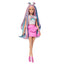 Barbie Pelo Arcoíris Brillante Rubia con Accesorios
