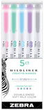 Rotulador Zebra Mildliner Favorites 5 Colores Surtidos