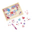 Set de cuentas de madera corazones Melissa & Doug