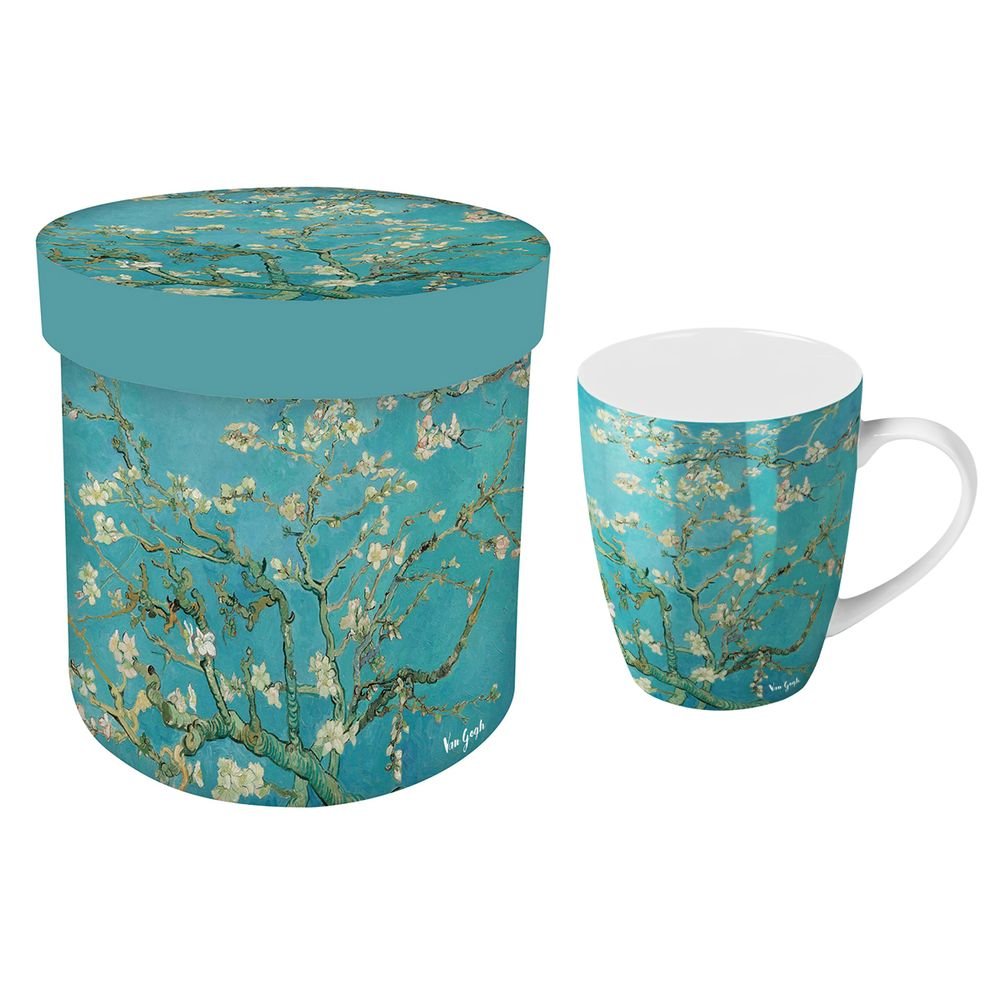 TAZA LOS ALMENDROS EN CAJA REDONDA CON TAPA REGALO | ENESCO | 1 UNIDAD | 846007016718