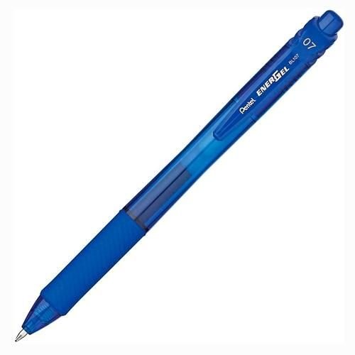 BOLIGRAFO ENERGEL 0,7 RETRACTIL AZUL | 12 UNIDADES | (PENTEL)