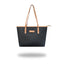 Bolso mujer 2 asas cremallera negro Travel Fantasy