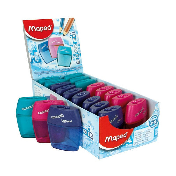 EXPOSITOR 20 AFILALAPICES MAPED SHAKER DOBLE | 20 UNIDADES | (MAPED)