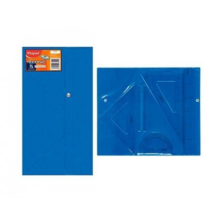 JUEGO REGLAS MAPED CON BROCHE | 10 UNIDADES | (MAPED)