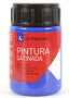 C/6 bote pintura satinada la pajarita azul ultramar base latex