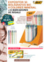 Expositor Bolígrafos BIC 4 Colores + Marcadores