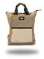 MOCHILA UNISEX CHARRO WORK TAUPE | CLAVE DE SOL BAGS S,L