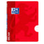 Libreta grapada A4 48 hojas Oxford rojo, pack 10 uds.