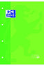 Recambios color verde manzana Oxford Cuadernos A4 80 hojas