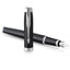 Pluma Parker IM Essential F negro detalles cromados