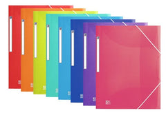 CARPETA A4+ GOMAS PLASTICO OXFORD COLORES SURTIDOS | 10 UNIDADES | (OXFORD)