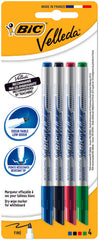 Rotulador Bic Velleda 1721 Blister 4 Uds 875711 | Tipp-Ex | Pack 1 Unidades