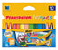 ✅ CERA PLASTIDECOR TRIANGULAR GRUESAS PEQUES CAJA 12 COLORES SURTIDOS