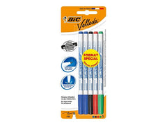Rotulador Velleda 1721 Blister 5 Unidades | Bic | Pack 1 Unidades