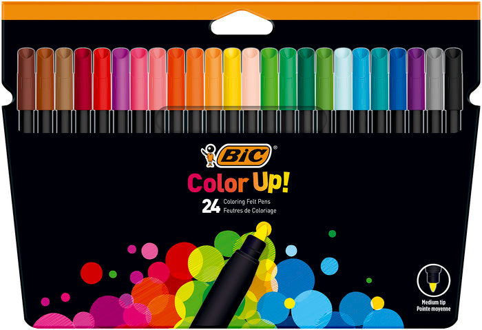 Rotulador Bic Intensity Up 24 Colores Surtidos | Bic | Pack 1 Unidades