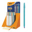 Expositor 40 Bolígrafos Bic Cristal Glace Colores Surtidos