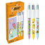 Bolígrafo Bic 4 Colores Kawaii, caja de 12 unidades