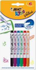 Rotulador Bic Kids Mini Velleda Blister 6 Uds 8413871 | Tipp-Ex | Pack 1 Unidades