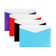 SOBRE PORTADOCUMENTOS A4 PP CIERRE A PRESION | 1 UNIDADES | (VIQUEL SAS)