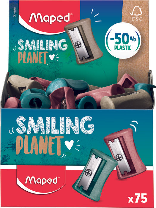 EXPOSITOR 75 AFILALAPIZ MAPED VIVO 1 USO SMILING PLANET FSC | 75 UNIDADES | (MAPED)