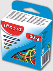 GOMAS ELASTICAS MAPED 50 GRS COLORES Y TAMAÑOS SURTIDOS | 1 UNIDADES | (MAPED)