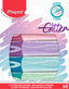 Marcador Maped Glitter Fluo Pep´S 4 Colores Pastel | Maped | Pack 1 Unidades