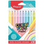 Estuche 10 rotuladores color'peps pastel maped