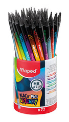 BOTE 72 LAPIZ MAPED GRAFITO ENERGY HB CON GOMA | 72 UNIDADES | (MAPED)