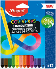 LAPIZ MAPED COLORPEPS INFINITY 12 COLORES SURTIDOS | 1 UNIDADES | (MAPED)