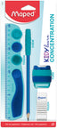 Set Papeleria Maped Kidy Learn Concentration Azul 4 Piezas
