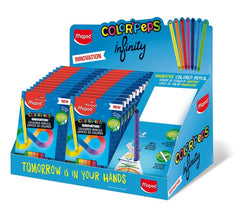 EXPOSITOR 24 BLISTER LAPIZ MAPED COLORPEP INFINITY 12COLORE | 24 UNIDADES | (MAPED)