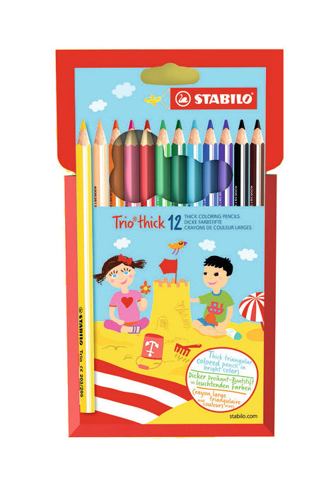 LAPIZ TRIO MAXI STABILO 12 UNIDADES COLORES SURTIDOS | 1 UNIDADES | (STABILO)