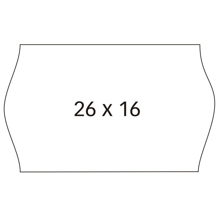 ETIQUETA ROLLO 26X16 BLANCA REMOVIBLE PACK 6UNID, 1000 UNID | 1 UNIDADES | (APLI)