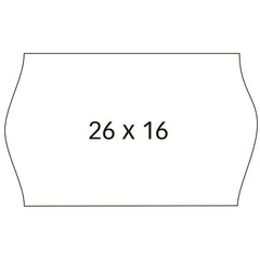ETIQUETA ROLLO 26X16 BLANCA REMOVIBLE PACK 6UNID, 1000 UNID | 1 UNIDADES | (APLI)