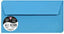 Paq/20 Sobre Pollen 110x220 Color Azul Turquesa