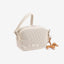 Bolso bandolera rectangular calado mujer blanco Teckel MATTIES