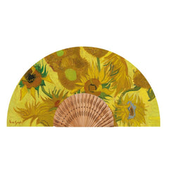 ABANICO ESTAMPADO LOS GIRASOLES VAN GOGH | ENESCO | ENVASE 12 UDS. UNIDAD | 3453131146357