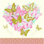 TARJETA FELICITACION GREETING CARD ARABESQUE MARIPOSAS | PICTURA | ENVASE 6 UDS. UNIDAD | 3494150147499