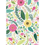 Cuaderno A5 Patron de Flores 48H Rayadas Pictura