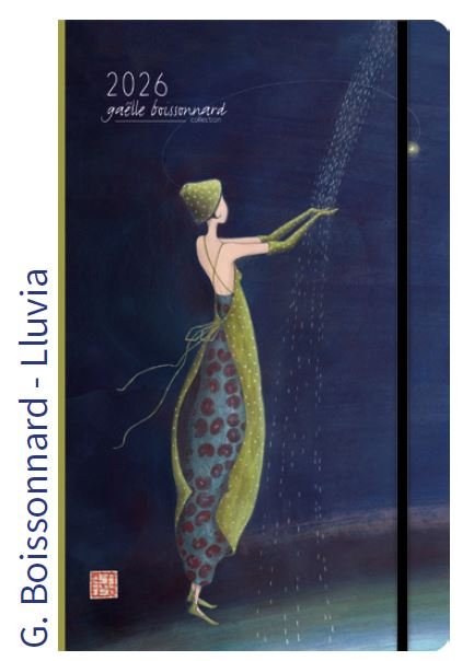 AGENDA ANUAL 2026 SEMANA VISTA GAELLE LLUVIA 13X22 CM | PICTURA