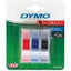 Blister 3 Unidades Cinta Dymo 3D 9mmx3m Rojo/azul/negra