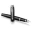 Pluma Parker Im F Chrome Trim Negro marca Parker