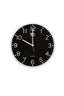 Reloj pared Oxford Calm 25 cm negro marca Oxford Complementos Oficina