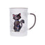 TAZA 360 ML GATO NEGRO KOOK | KIUB | ENVASE 4 UDS. UNIDAD | 3700572793269