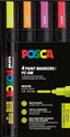 Marcadores Neon Uni-Posca PC5M 4 Colores para Cartelería