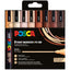Rotulador Uni Posca PC-5M Set 8 Colores Retrato