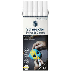 Rotulador Schneider Paint-It 310 2Mm Blanco | Schneider | Pack 5 Unidades